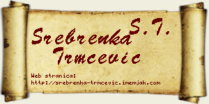 Srebrenka Trmčević vizit kartica
